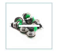 XHAJCSJWGD 2pcs small button since the reset button switches 12mm doorbell button, Momentary Pushbutton Switch DS-318 Green XHAJCSJWGD