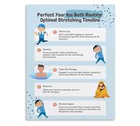XHAJCSJWGD Freezing Dip Cool Down Yoga Poses Instruction Poster