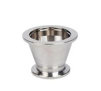 XHAJCSJWGD KF16 to KF25 Vacuum Conical Reducing NW Flange Reducer Joint SS304 Stainless Steel XHAJCSJWGD