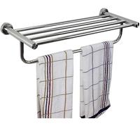 XHALERY Towel Rack 304 stainless steel 600mm/500mm/400mm Towel Bar Rails Screw Wall Mounted Hotel Towel Holder, for Kitchen Bathroom Toilet