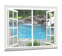 XHBJSH Magnetic Window Fly Screen 150x100cm Anti Mosquito Bugs Mesh Curtain, Magnetic Flying Insect Screen Door, Magnetic Screen Window, Shuts Automatically Mosquito Fly Screen Mesh, for All Windows