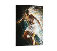 XHBKJA Exquisite Modern Family Canvas Wall Art Picture Print Photo Album-Abstract Fitness Poster Dynamic Male Figure for Workout Inspiration 16x24inch(40x60cm)