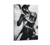 XHBKJA Exquisite Modern Family Canvas Wall Art Picture Print Photo Album-Geometric Art Sport Poster of Boxing Athlete in Dynamic Pose 08x12inch(20x30cm)