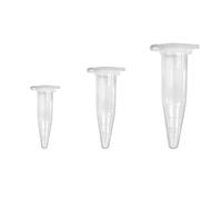 XHBTS 30 Pcs Centrifuge Tubes Bottom Tip Clear Plastic Test Tube Vials 0.2mL 0.5ML 1.5ML