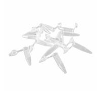 XHBTS 50 Pcs Centrifuge Tubes Bottom Tip Clear Plastic Test Tube Vials 0.2mL 0.5ML 1.5ML (0.5ml)