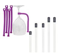 XHBTS 9 Pcs Stemware Saver Stemware Holder Dishwasher Wine Glass Protector Dishwasher Attachment 21cm 17cm 11.5cm