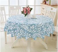 XHBYW 137-200cm PVC Hotel Waterproof and Oil Proof Large Round Tablecloth Hotel Plastic Round Table Cloth Wash Free and Scald Proof Table Cloth