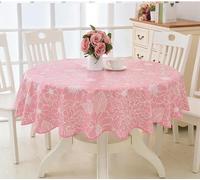 XHBYW 137-200cm PVC Hotel Waterproof and Oil Proof Large Round Tablecloth Hotel Plastic Round Table Cloth Wash Free and Scald Proof Table Cloth