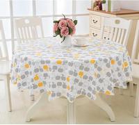 XHBYW 137-200cm PVC Hotel Waterproof and Oil Proof Large Round Tablecloth Hotel Plastic Round Table Cloth Wash Free and Scald Proof Table Cloth