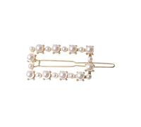 XHBYW 6.5CM 6Pcs Elegant Rhinestone Bobby Pins, Decorative Alloy Hair Barrettes, Sparkly Bridal Hair Clips For Wedding, Prom, Special