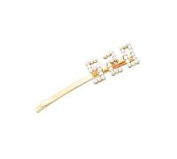 XHBYW 6.5CM 6Pcs Elegant Rhinestone Bobby Pins, Decorative Alloy Hair Barrettes, Sparkly Bridal Hair Clips For Wedding, Prom, Special
