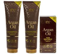 XHC Argan Oil Haircare Daily Hydration Set - shampoo, conditioner, treatment