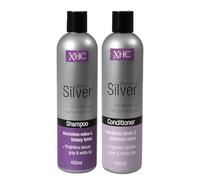 XHC Shimmer of Silver Duo - Toning Shampoo & Conditioner for Blonde, Grey & Silver Hair (2 x 400ml)