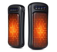 XHDA Dual Sided Hand Warmers Rechargeable 2 Pack, Magnetic Electric Reusable Handwarmers 4 Levels Heating Up to 6 hrs, Portable Pocket Warmers Gifts for Women Men