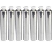 XHDIGI Empty Oil Paint Tube with Needle Cap (40ml, 7 Pack), Unsealed Aluminum Tube for Storing Paints Acrylics, Gouaches, Watercolors, Oils and Other Kinds of Paints