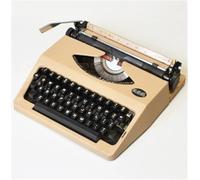 XHEILZOP Vintage Manual Typewriter Machine, Classic Old Fashioned Typewriter For Typing Letters & Notes, Retro Home Office Decor, Retro Collectible Gift(Khaki)