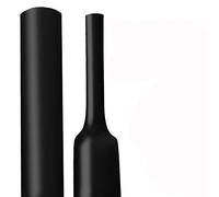 XHF 5/8 Inch (15mm) 3:1 Waterproof Heat Shrink Tubing Marine Grade Wire Cable Adhesive Lined Tube Insulation Seal Against Moisture Corrosion and Air Leakage, 4 Ft Black