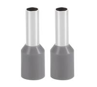 XHF 500 PCS AWG 12/4.0mm² Wire Ferrules Insulated Copper Crimp Connectors, Crimp Pin Cord End Terminals Grey