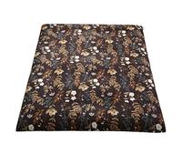 XHHBS Floor Futon Mattress Cover (Only Covers) 100% Cotton mattress topper twin Bedsheet, Washable Mattress Protective Cover(Black,100x190cm/39x75)