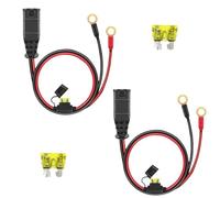 XHHKJGS GC008 X-Connect fit for NOCO Battery Charger, M10 XL Eyelet Terminal Connector Plug Extension Cable, Eyelet Terminal Accessory Genius Smart Battery Chargers 2-Pack