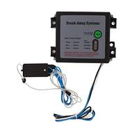 XHIKOWAT Trailer Brakes Breakaway Kit LED Test Break Away System Universal Premium Material 12V for Vehicle,Trailer Accessories