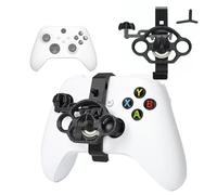 Xhiver Mini Steering Wheel Attachment for X-boX ONE X/S Controller Racing Games Controller Steering Wheel Attachment Accessory for X-boX(Black, 1-Pack)
