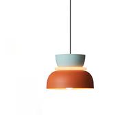 XHJL Modern Pendant Light Ceiling Nordic Hanging Lights Cord Adjustable E27 Macaron Pendant Lighting for Bedroom, Dining Room, Kitchen, Restaurant, Bar (B)