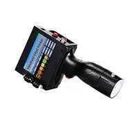 XHJL Portable Handheld Inkjet Printer Gun HD Label Printer with Quick-Drying Ink Cartridge 4.3Inch Touch Screen Logo Maker Machine for Production Date/Time/Barcode/QR Code/Logo (Printer)