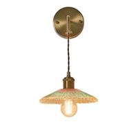 XHJL Wall Lights Glass Shade Vintage Modern Wall sconces Lighting Indoor Adjustable Hanging Line Wall Lamps for Bedroom Bedside Living Room Bar Loft Restaurant