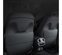 XHJSFF 2PCS Car Seat Back Protectors Kick Mats for Explorer EV 2025 2024, Premium Leather Anti-Kick Pads Waterproof Seat Cover Protection Durable Scuff Guards