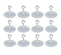 XhjzgcTech 6 Pcs Adhesive Ceiling Hooks Heavy Duty Self-Stick Ceiling Hooks for Hanging Plants Lanterns Bird Feeders Indoor Outdoor Decoration Planters Wall Towel Hook Holder
