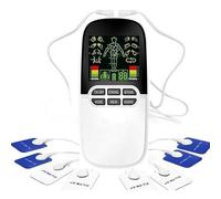 XHKJGS Rhinitis Therapy Device, Nasal Polyps Automatic Low Level Laser Treatment, 8 Massage Modes, 4 Patch Outputs, Multi-speed Timer, LED Luminous Large Screen, Using for Neck Wai