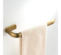 XHKJGS Wall Mounted Bathroom Towel Rack with 30cm Towel Ring Holder in Black White Antique Bronze Chrome and Gold Ideal for Kitchen and Bathroom Accessories