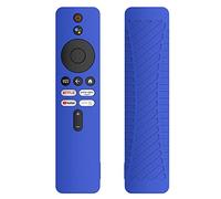 xhKJO Cover for Xiaomi Mi Box 4K TV (2nd Gen) Remote Control,Case for Xiaomi Mi Box 4K TV Remote 2nd Generation Shell Pounch Silicone New Sleeve Skin Holder Protective Grip Protector (blue)