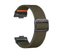 xhKJO Genuine Leather Replacement Straps for Huawei Watch Fit 4 Wristband, Flip Clasp WatchBand WristStrap,Replacement Bands Bracelet Wrist Strap for Huawei Watch Fit 4 Pro Accessories (green)