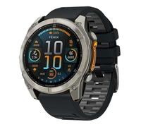 xhKJO Replacement Band for Garmin Quatix 8 51mm Wristband, Silicone WatchBand Wrist Strap, Replacement Bands Bracelet Wrist Strap for Garmin Tactix 8 amoled 51mm /Tactix 8 Solar 51 mm (black grey)
