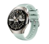 xhKJO Replacement Bands for Huawei Watch 5 46MM Wristband, Silicone Flip Clasp Straps Wrist Strap, WatchBand Bracelet Wrist Strap for Huawei Watch 5 46MM Smartwatch Accessories (green)