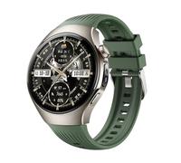xhKJO Replacement Bands for Huawei Watch 5 46MM Wristband, Silicone Flip Clasp Straps Wrist Strap, WatchBand Bracelet Wrist Strap for Huawei Watch 5 46MM Smartwatch Accessories (army green)
