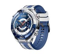xhKJO Replacement Bands for Huawei Watch Ultimate 2 Wristband, Silicone Straps Wrist Strap WatchBand, Replacement Bands Bracelet Wrist Strap for Huawei Watch Ultimate 2 Accessories (blue white)