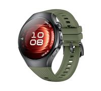 xhKJO Replacement Watchband for Huawei Watch GT5 46MM Wristband, Silicone Flip Clasp Straps Wrist Strap, WatchBand Bracelet Wrist Strap for Huawei Watch GT 5 Pro 46MM / GT 4 46 MM (green)