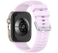 xhKJO Silicone Replacement Bands for Huawei Watch Fit 5 Pro Wristband, Sport Straps WatchBand Wrist Strap, Replacement Bands Bracelet Wrist Strap for Huawei Watch Fit 5/4 Accessories (purple)