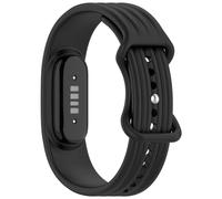 xhKJO Silicone Sport Straps for Google Fitbit Air Wristband, Replacement Bands WatchBand Wrist Strap, Replacement Bands Bracelet Wrist Strap for Google Fitbit Air Watch Accessories (black)
