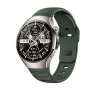 xhKJO Smart Watchband for Huawei Watch 5 46MM Wristband, Silicone Flip Clasp Straps Wrist Strap, WatchBand Bracelet Wrist Strap for Huawei Watch 5 46MM Accessories (green)