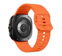 xhKJO Smartwatch Straps for Galaxy Watch 8 Ultra 47mm 2025 Wristband, WatchBands WatchBand Wrist Strap, Silicone Straps Bracelet Wrist Strap for Galaxy Watch 8 Ultra 47mm 2025 (orange)