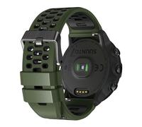 xhKJO Sport Silicone Straps for Coros Apex 4 46mm Watch Wristband, Replacement Straps WatchBand Wrist Strap, Replacement Bands Bracelet Wrist Strap for Coros Nomad Watch Accessories (army green)