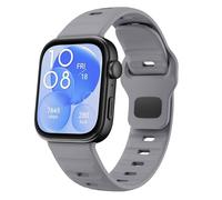 xhKJO Sport Straps for Huawei Watch Fit 5 Pro Wristband, Replacement Straps Silicone WatchBand Wrist Strap, Replacement Bands Bracelet Wrist Strap for Huawei Watch Fit 5 Accessories (grey)