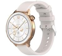 xhKJO Sport Straps for Oppo Watch X3 Mini Wristband, Replacement Straps Silicone WatchBand Wrist Strap, Replacement Bands Bracelet Wrist Strap for Oppo Watch X3 Mini Watch Accessories (beige)