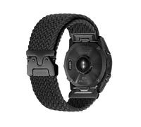 xhKJO Sport WatchBand for Garmin Fenix 8 43mm Wristband, 20mm Nylon Flip Clasp Straps Wrist Strap, WatchBand Bracelet Wrist Strap for Garmin Fenix Epix Pro 42mm / Amoled 43mm Watch (black)