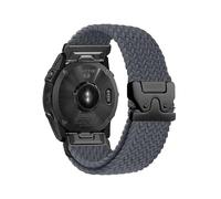 xhKJO Sport WatchBand for Garmin Fenix 8 43mm Wristband, 20mm Nylon Flip Clasp Straps Wrist Strap, WatchBand Bracelet Wrist Strap for Garmin Fenix Epix Pro 42mm / Amoled 43mm Watch (deep grey)