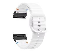 xhKJO Watch Strap for Garmin Fenix E 47mm / Garmin Fenix 8 47mm Wristband,Silicone Flip Clasp Bracelet for Garmin Quatix 7 Pro/Epix Pro 47mm / Fenix 7 Pro/Epix Pro Gen 2 / Epix Gen 2 (white)